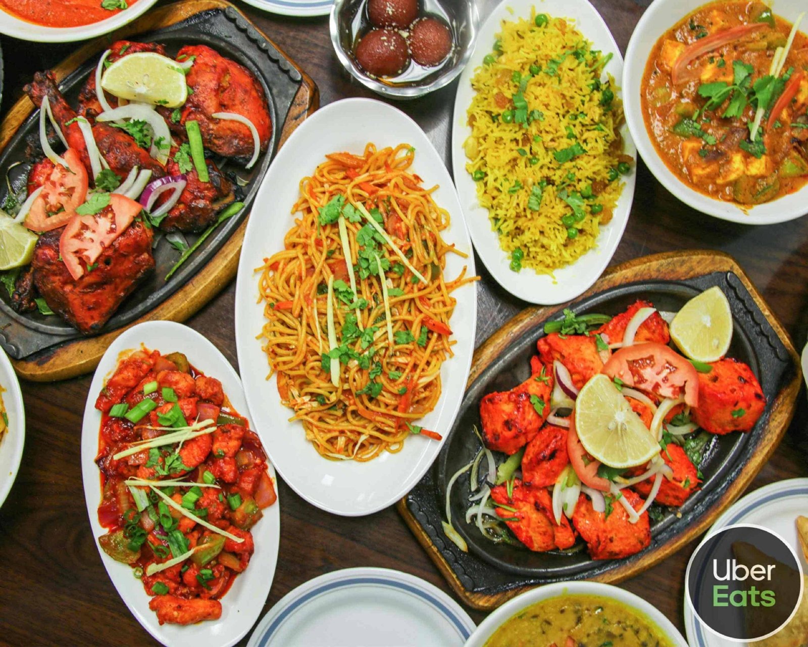 Popular Nepali dishes including chowmin, biryani, tandoori chicken, and curries at Nepali MoMo and Chowmin House, Las Vegas NV